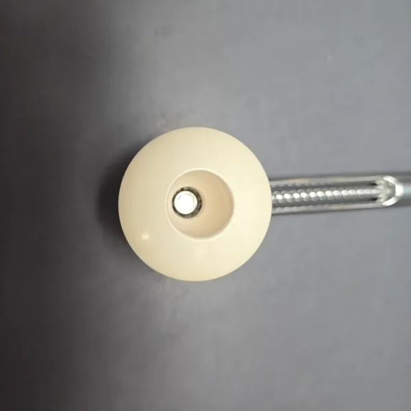 Falcon Chrome Dental w/ MBSD Meerschaum Rhodesian Block Meerschaum Bowl Pipe, New - Image 6