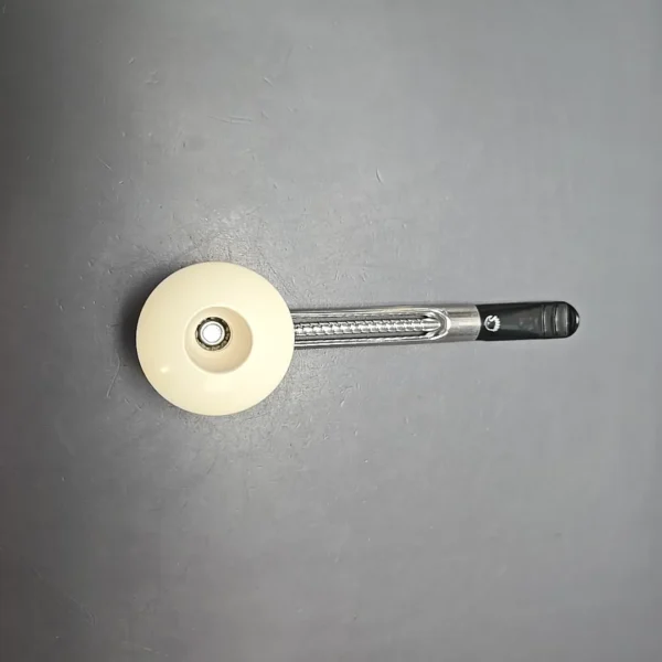 Falcon Chrome Dental w/ MBSD Meerschaum Rhodesian Block Meerschaum Bowl Pipe, New - Image 8