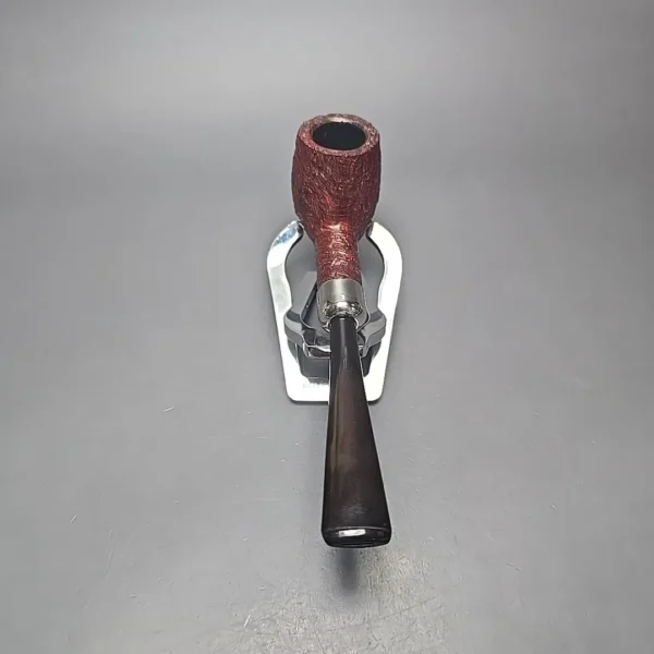 Peterson Irish Made Army 102 Sandblasted Billiard w/ Nickel Briar Pipe, New - Image 5