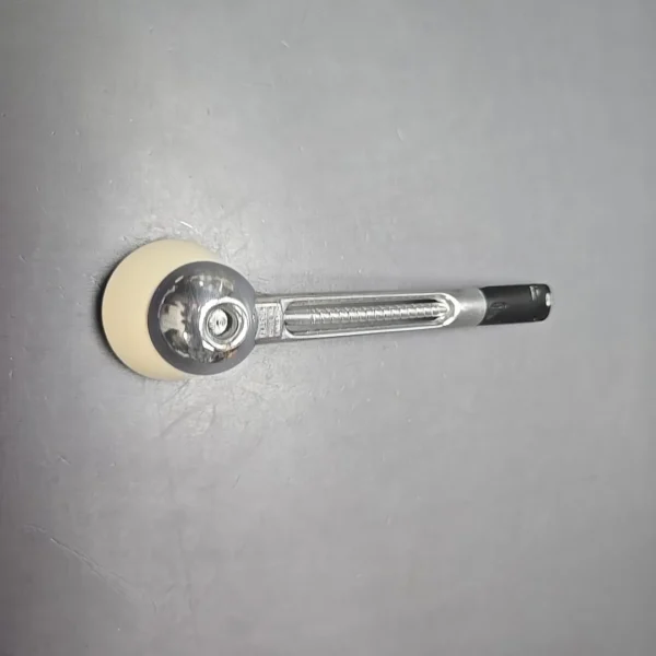 Falcon Chrome Dental w/ MBSD Meerschaum Rhodesian Block Meerschaum Bowl Pipe, New - Image 9