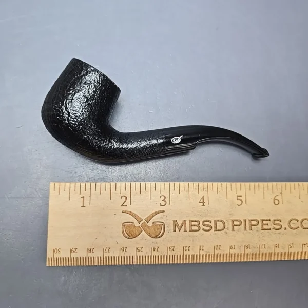 Davidoff 101 Sandblasted Bent Pot Estate Briar Pipe, French Estates - Image 11
