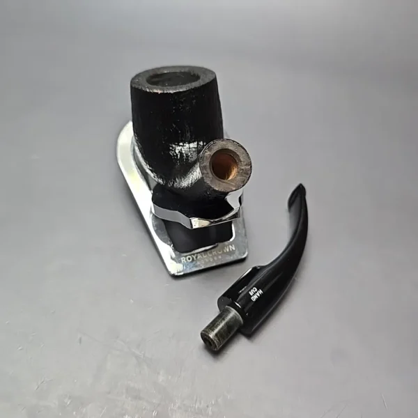 Davidoff 101 Sandblasted Bent Pot Estate Briar Pipe, French Estates - Image 13