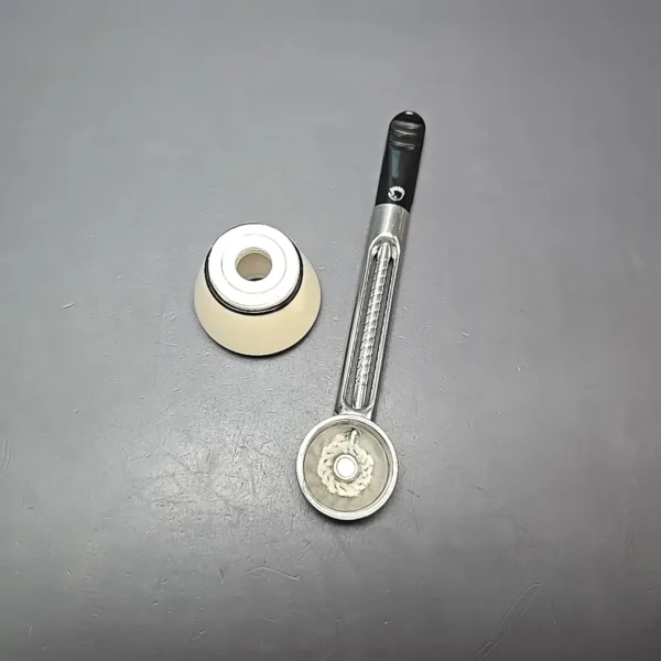 Falcon Chrome Dental w/ MBSD Meerschaum Rhodesian Block Meerschaum Bowl Pipe, New - Image 13