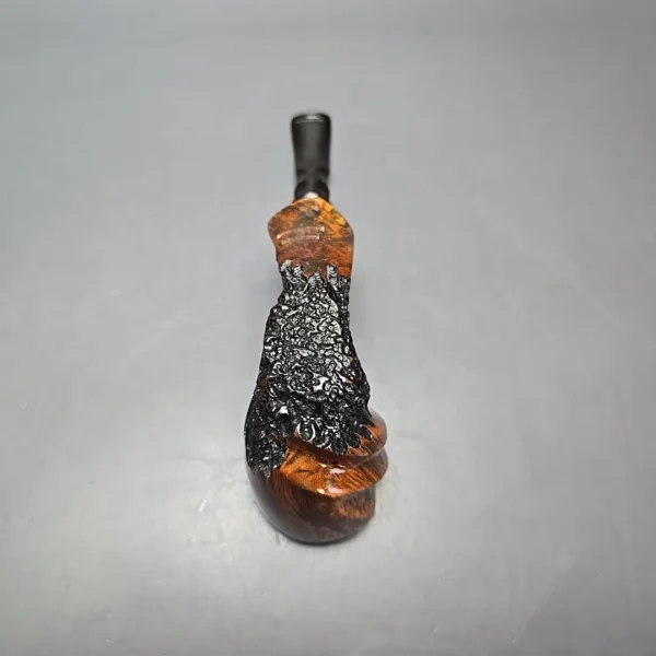 Nording XL Partially Rusticated Freehand Sitter Estate Briar Pipe, Danish Estates - Image 7