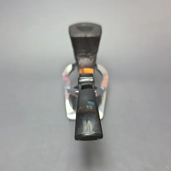 Stanwell Zebrano 204 Sandblasted Panel Horn Estate Briar Pipe, Unsmoked - Image 6