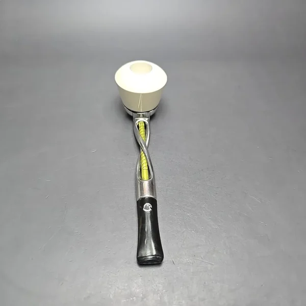 Falcon Shillelagh Green w/ MBSD Meerschaum Rhodesian Block Meerschaum Bowl Pipe, New - Image 5