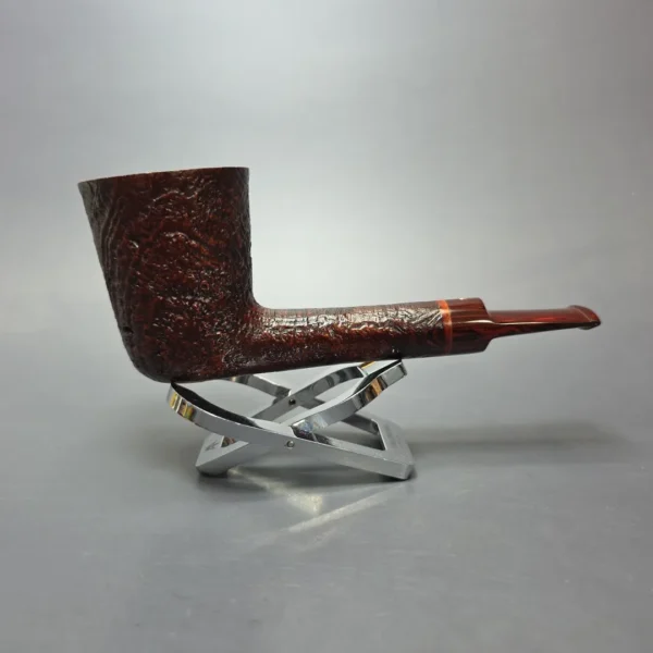 Graziano Tendi Sandblasted Dublin Lovat Handmade Briar Pipe, New - Image 3