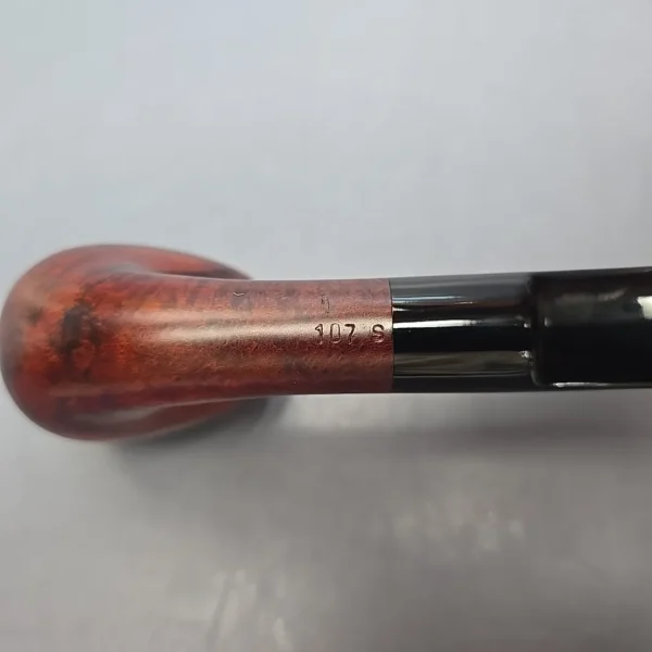Calibano (Mastro de Paja) 107 S C3 Smooth Bent Billiard Estate Briar Pipe, Unsmoked - Image 10