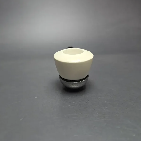 Falcon Chrome Dental w/ MBSD Meerschaum Dublin Block Meerschaum Bowl Pipe, New - Image 3