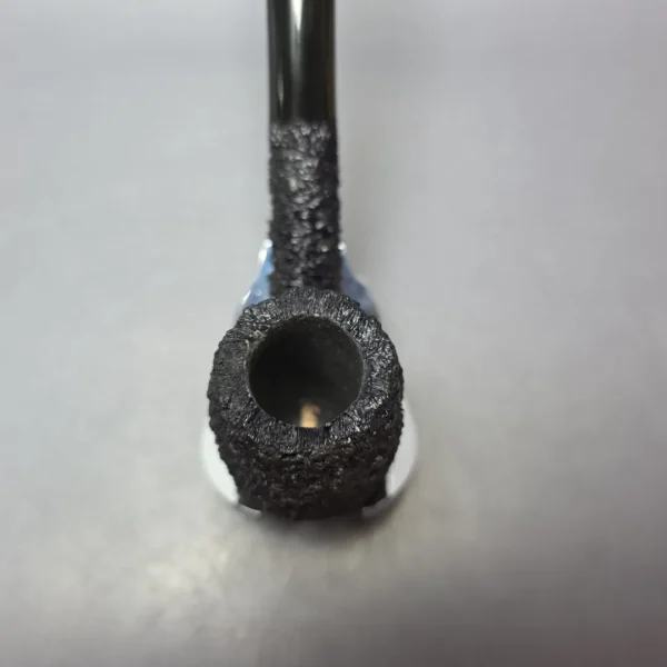 Pipe Tristan Granite Rusticated LC Bent Billiard Handmade Briar Pipe, New - Image 6