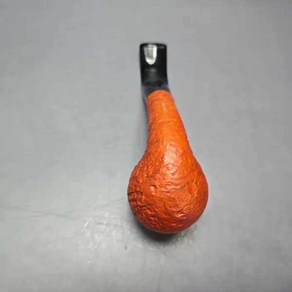 Calibano (Mastro de Paja) 127 C4 Sandblasted Bent Billiard Estate Briar Pipe, Unsmoked - Image 9