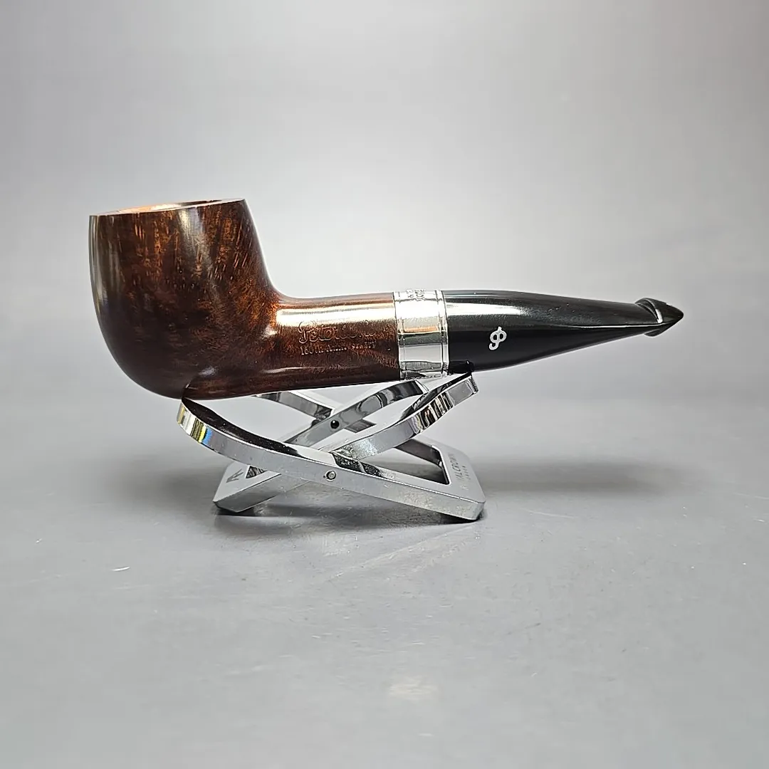 Peterson 160th Anniversary Pat. OB Dark Smooth Billiard Briar Pipe, New - Image 2