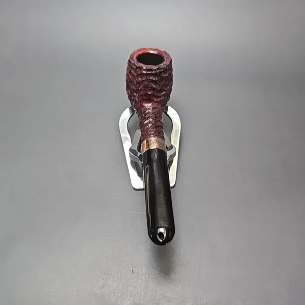 Peterson 2025 Christmas Pipe 106 Rusticated Billiard Estate Briar Pipe, Unsmoked - Image 13