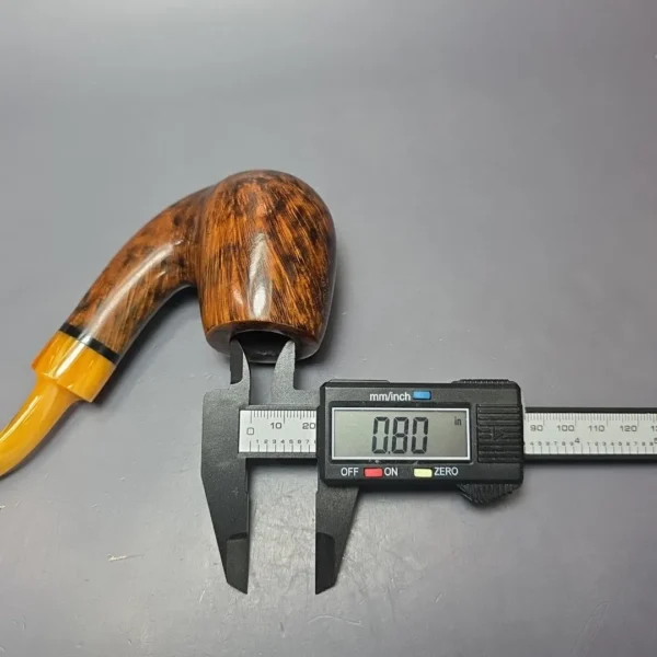 Nording Giant Classic B Smooth Bent Billiard Estate Briar Pipe, Unsmoked - Image 3
