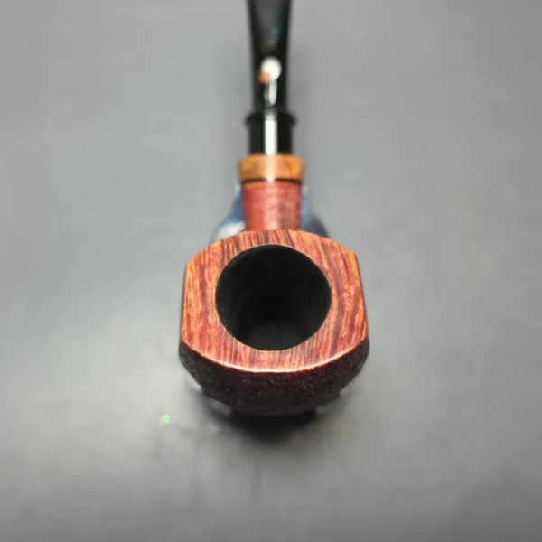 Cavicchi Partially Sandblasted Elephant's Foot Estate Briar Pipe, Italian Estates - Image 6