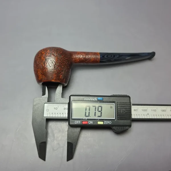 Herriot Pipes Partially Sandblasted Prince Handmade Briar Pipe, New - Image 10