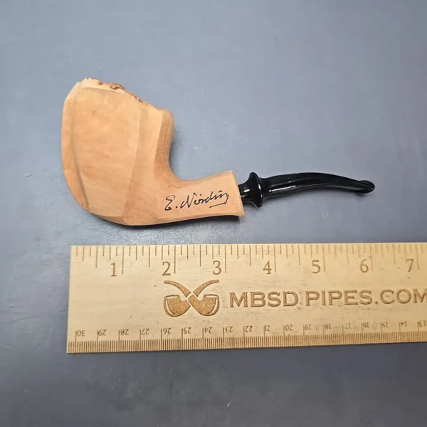 Nording Signature Natural Smooth Freehand Estate Briar Pipe, Unsmoked - Image 11