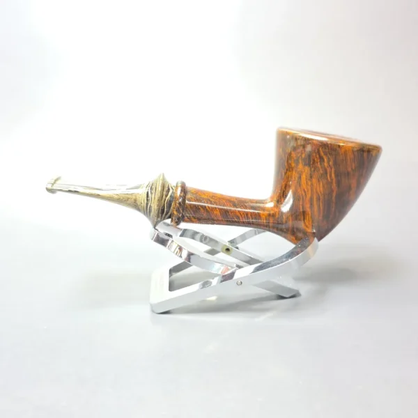 Martin Romijn Smooth High Contrast Dublin Handmade Briar Pipe, New - Image 4