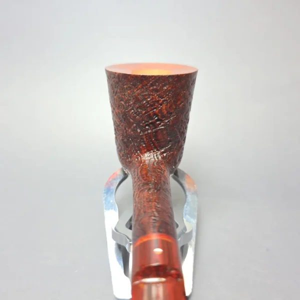 Graziano Tendi Sandblasted Dublin Lovat Handmade Briar Pipe, New - Image 7