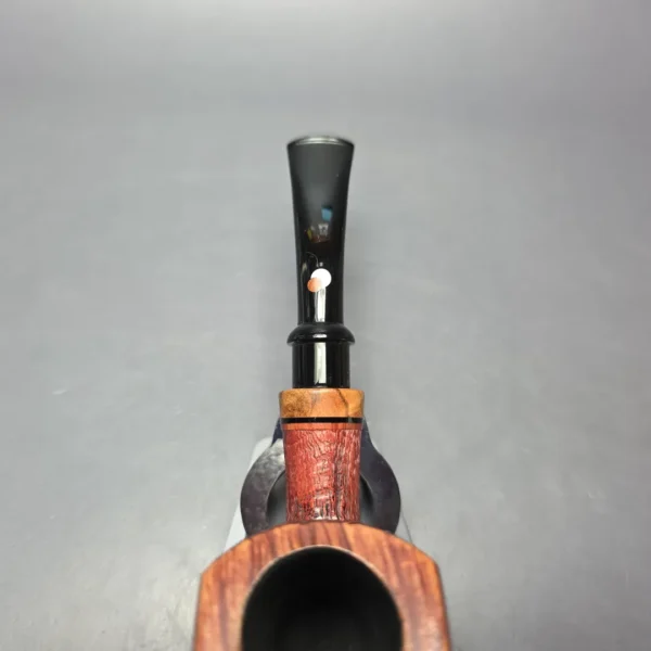 Cavicchi Partially Sandblasted Elephant's Foot Estate Briar Pipe, Italian Estates - Image 7
