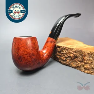 Calibano (Mastro de Paja) 101 D C2 Smooth Bent Billiard Estate Briar Pipe, Unsmoked