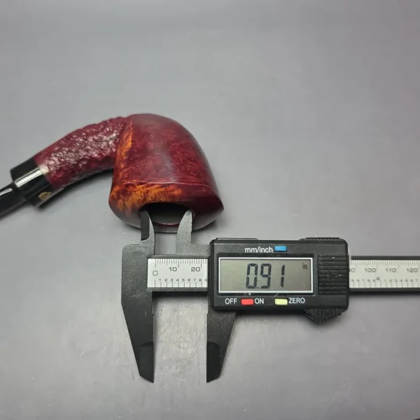Poul Winslow Crown Viking Partially Rusticated Panel Dublin Estate Briar Pipe, Unsmoked - Image 5