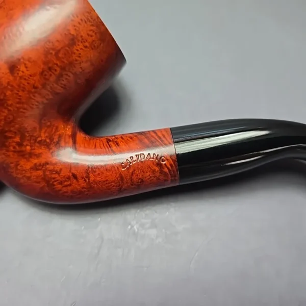 Calibano (Mastro de Paja) 101 D C2 Smooth Bent Billiard Estate Briar Pipe, Unsmoked - Image 7