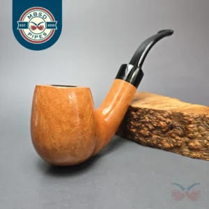 Nording Giant Classic A Smooth Bent Billiard Estate Briar Pipe, Unsmoked