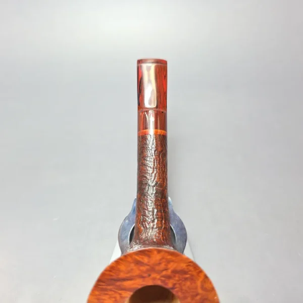 Graziano Tendi Sandblasted Dublin Lovat Handmade Briar Pipe, New - Image 9
