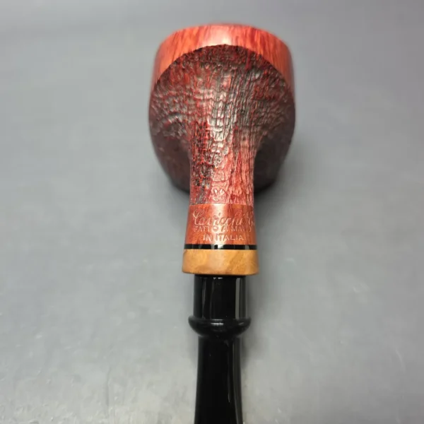 Cavicchi Partially Sandblasted Elephant's Foot Estate Briar Pipe, Italian Estates - Image 9