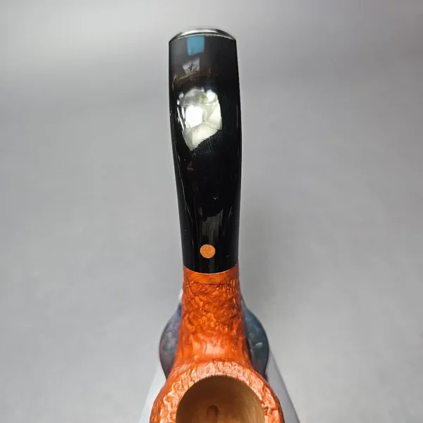 Calibano (Mastro de Paja) 119 C4 Sandblasted Bent Billiard Estate Briar Pipe, Unsmoked - Image 7