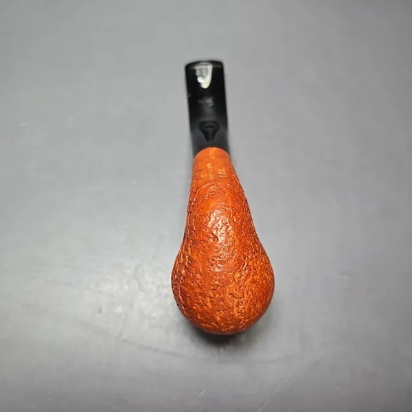 Calibano (Mastro de Paja) 119 C4 Sandblasted Bent Billiard Estate Briar Pipe, Unsmoked - Image 9