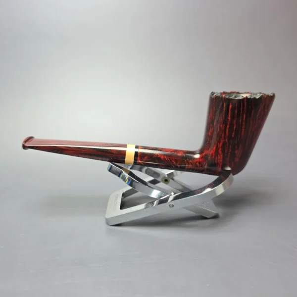 Herriot Pipes Smooth Dublin w/ Boxwood Handmade Briar Pipe, New - Image 4