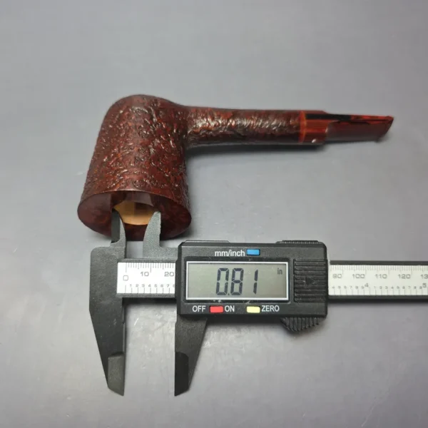 Graziano Tendi Sandblasted Dublin Lovat Handmade Briar Pipe, New - Image 13