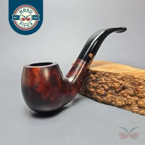 Calibano (Mastro de Paja) 119 C3 Smooth Bent Billiard Estate Briar Pipe, Unsmoked