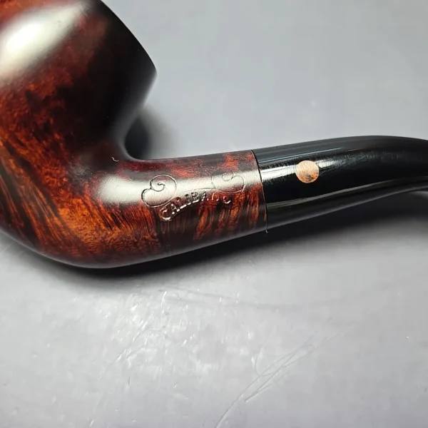Calibano (Mastro de Paja) 119 C3 Smooth Bent Billiard Estate Briar Pipe, Unsmoked - Image 10
