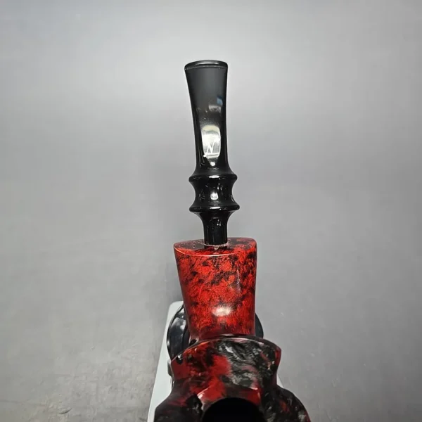 Nording Fantasy Partially Rusticated Freehand Estate Briar Pipe, Unsmoked - Image 6