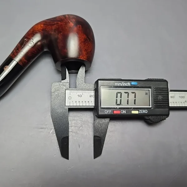 Calibano (Mastro de Paja) 119 C3 Smooth Bent Billiard Estate Briar Pipe, Unsmoked - Image 14