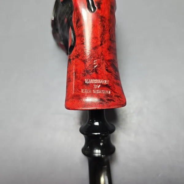 Nording Fantasy Partially Rusticated Freehand Estate Briar Pipe, Unsmoked - Image 9
