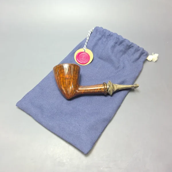 Martin Romijn Smooth High Contrast Dublin Handmade Briar Pipe, New - Image 12
