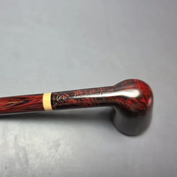 Herriot Pipes Smooth Dublin w/ Boxwood Handmade Briar Pipe, New - Image 7