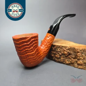 Calibano (Mastro de Paja) 102 C4 Sandblasted Dublin Estate Briar Pipe, Unsmoked