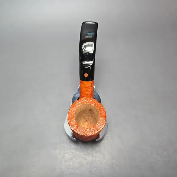 Calibano (Mastro de Paja) 102 C4 Sandblasted Dublin Estate Briar Pipe, Unsmoked - Image 8