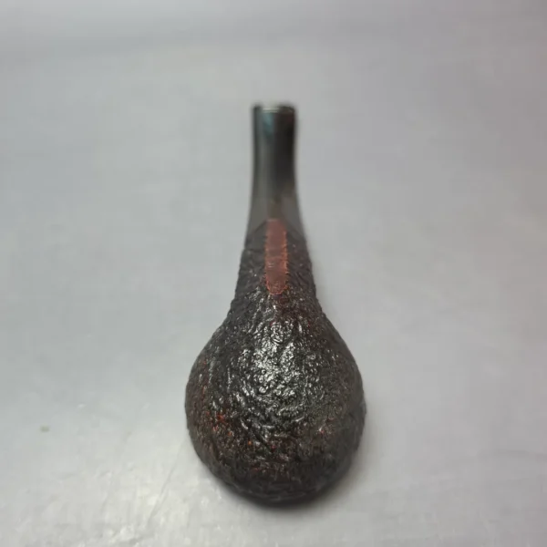 Dunhill 1988 Shell Briar 4208 Sandblasted Bent Bulldog Estate Briar Pipe, English Estates - Image 8