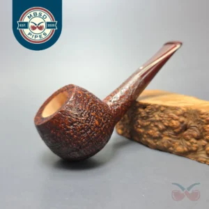 Graziano Tendi Sandblasted Nosewarmer Apple Handmade Briar Pipe, New