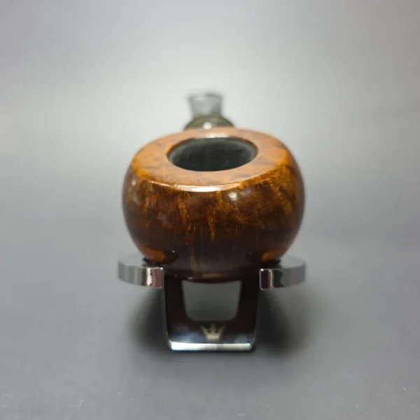 Martin Romijn Smooth High Contrast Squat Tomato Handmade Briar Pipe, New - Image 3
