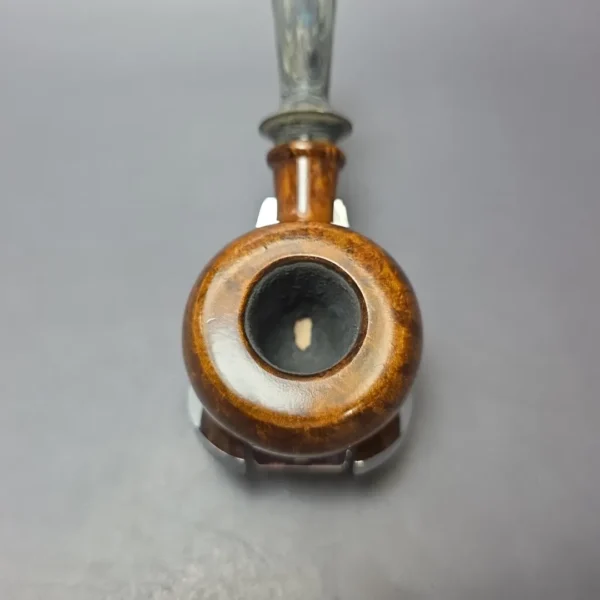 Martin Romijn Smooth High Contrast Squat Tomato Handmade Briar Pipe, New - Image 5