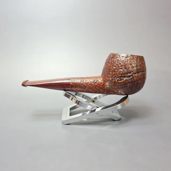 Graziano Tendi Sandblasted Nosewarmer Apple Handmade Briar Pipe, New - Image 12
