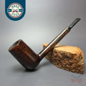 Herriot Pipes Smooth Stacked Lovat w/ Horn Handmade Briar Pipe, New