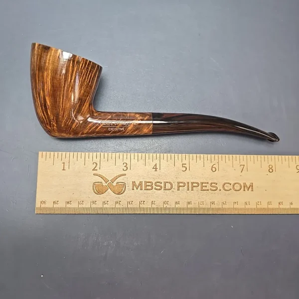 James Upshall Empire Executive Magnum Smooth Dublin Estate Briar Pipe, Unsmoked - Image 13